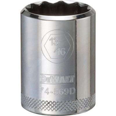 DWTDWMT74569OSP image(0) - DEWALT 001Pc 12Dr Socket-12Pt-13/16