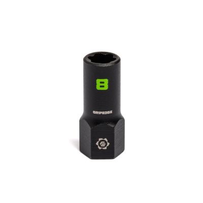 GETXAM8 image(0) - Grip Edge Tools 8mm 1/4" Dr RPT Socket Extractor with FORS (Standard Length)