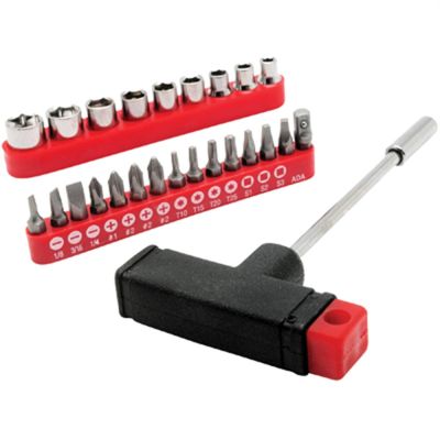 WLM1413 image(0) - Wilmar Corp. / Performance Tool 25 Piece Magnetic T-Bar Driver Set