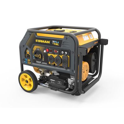 FRGH03651 image(0) - Firman  Dual Fuel 4550/3650W Electric Start Gas or Propane Powered Portable Generator with Wheel Kit