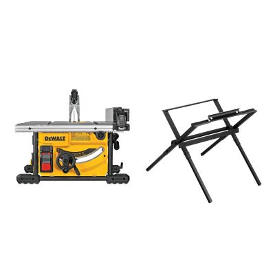 DWTDWE7485WS image(0) - DEWALT 8-1/4 in. Compact Jobsite Table Saw with Stand