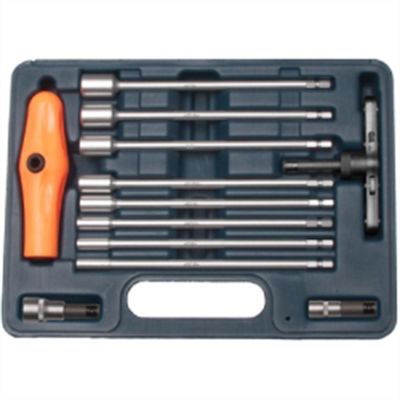 VIMNDI100 image(0) - VIM Tools 10-Piece Long Inch Nut Driver Set