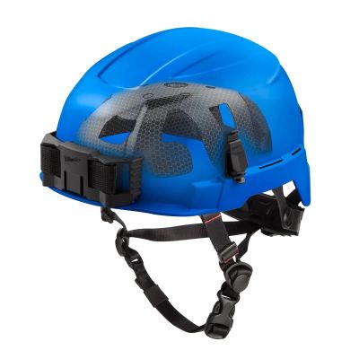 MLW48-73-1355 image(0) - Milwaukee Tool BOLT Blue Safety Helmet with IMPACT ARMOR Liner (USA) - Type 2, Class E