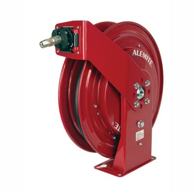 ALM8078B image(0) - Alemite Hose Reel, 1/4" x  50' Hose - Grease