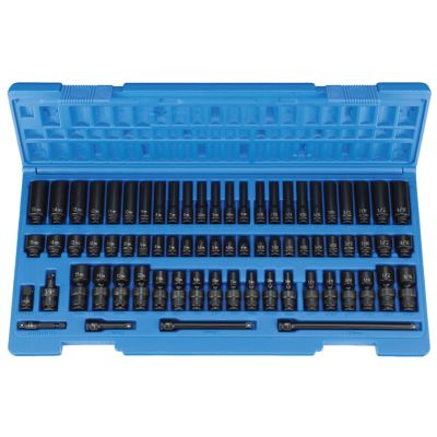 GRE9772 image(0) - Grey Pneumatic 1/4" Surface Drive 72 Piece Complete Set