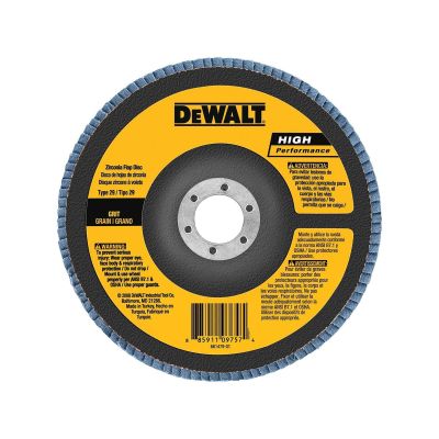 DWTDW8380 image(0) - DEWALT 6-Inch X 7/8-Inch 40G Type 29 Hp Flap Disc