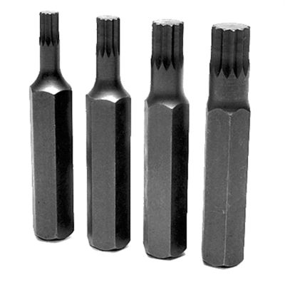 WLMW1395 image(0) - Wilmar Corp. / Performance Tool 4 Piece Metric Triple Square Bit Set