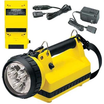 STL45871 image(0) - Streamlight E-Spot LiteBox Standard System - 120V/100V AC/12V DC - Includes Shoulder Strap & Mounting Rack - Yellow