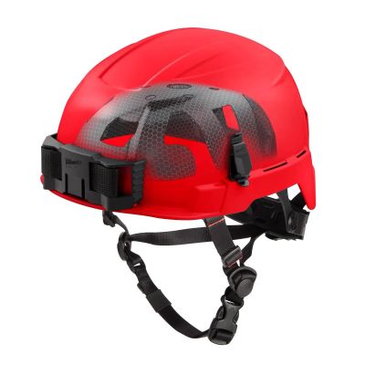 MLW48-73-1359 image(0) - Milwaukee Tool BOLT Red Safety Helmet with IMPACT ARMOR Liner (USA) - Type 2, Class E
