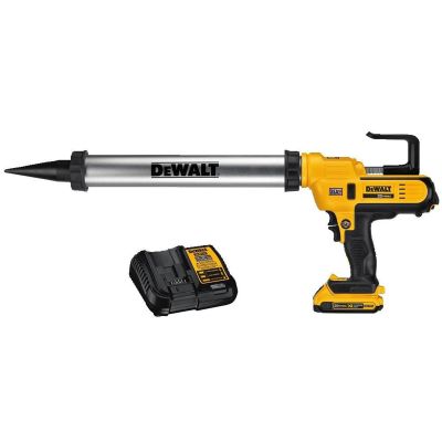 DWTDCE580D1 image(0) - DeWalt 20V MAX* 300-600ml Sausage Pack Adhesive Gun Kit