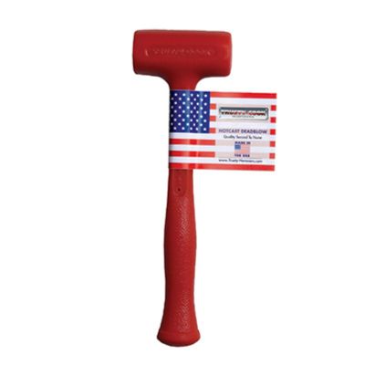 TRU0 image(0) - Trusty Cook Inc. 13 oz Soft Face Dead Blow Hammer - Model 0 - Red