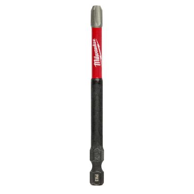 MLW48-32-4792 image(0) - Milwaukee Tool SHOCKWAVE 3-1/2&rdquo; Impact Phillips #3 Power Bits (Bulk 25)
