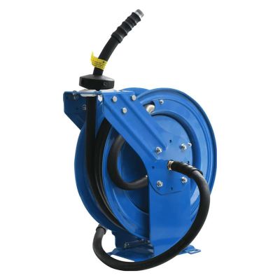 BLBOSFHR3435 image(0) - BluBird OilShield 3/4" x 35' Rubber Fuel Transfer Hose Heavy Duty Single Arm Reel