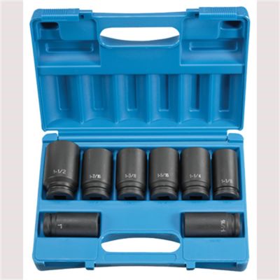 GRE8034D image(0) - Grey Pneumatic 3/4" Drive 8 Piece Deep Set