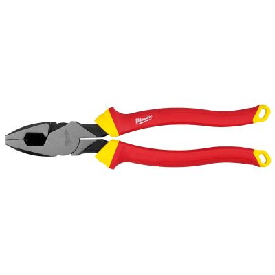 MLW48-22-2209 image(0) - Milwaukee Tool 1000V Insulated 9 Inch Lineman Feets Pliers