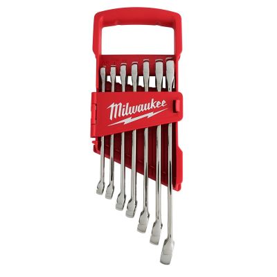 MLW48-22-9407 image(0) - Milwaukee Tool 7pc Combination Wrench Set - SAE