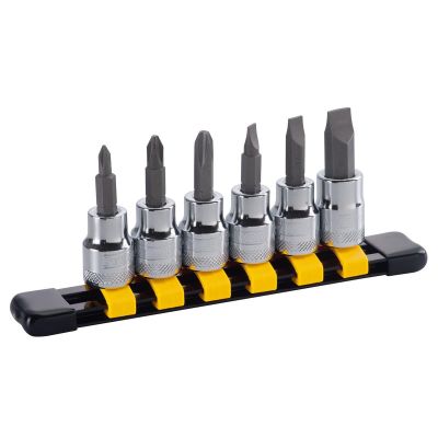 DWTDWMT75422OSP image(0) - DEWALT Dwmt 3/8 Dr 6Pc Scrwdr Bit Skt Set