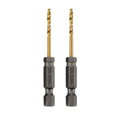 DWTDD5106 image(0) - DEWALT IMPACT READY 3/32" Titanium Nitride Coating Drill Bits