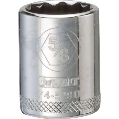 DWTDWMT74529OSP image(0) - DEWALT 001Pc 38Dr Socket-12Pt-5/8