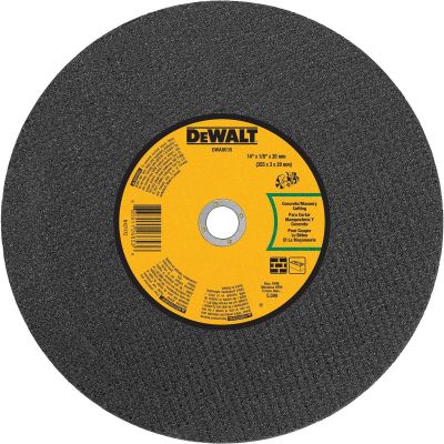 DWTDWA8035 image(0) - DEWALT 14 In x 1/8 in Aluminum Oxide Abrasive Chop / Cut-Off Blade with 20 mm Arbor For Concrete & Masonry Cutting (1 Pack)